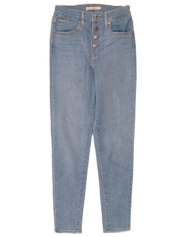 Женские джинсы суперскинни Levi's Mile High W27 L27, синий хлопок