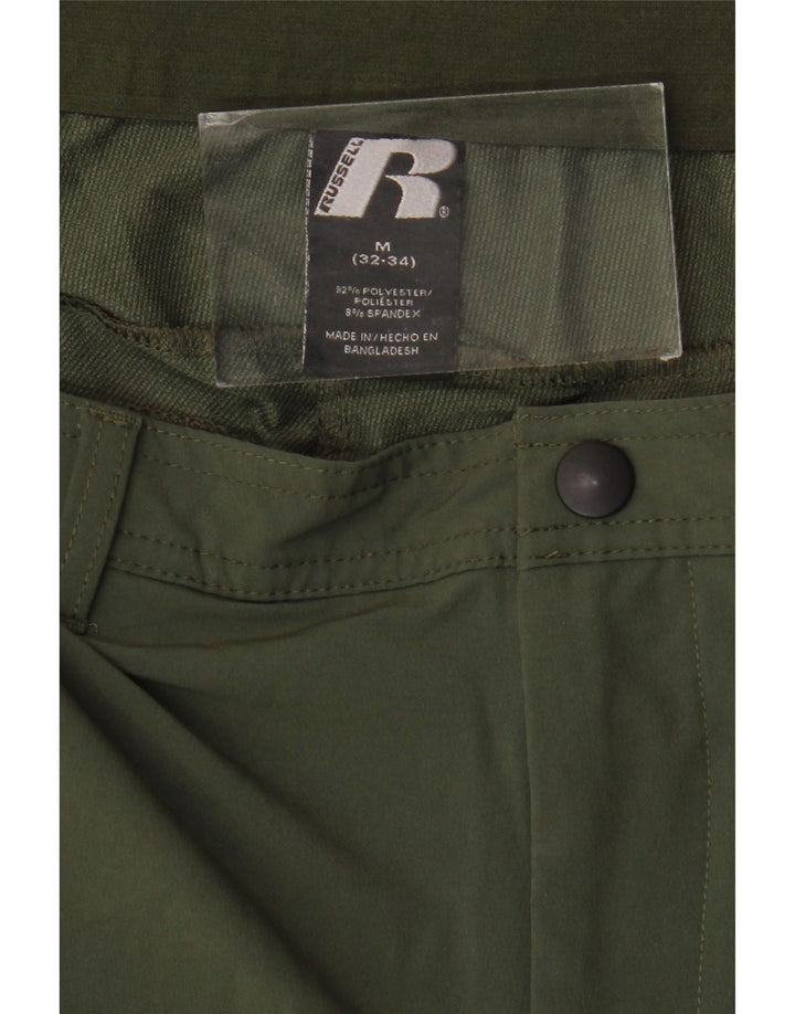 Мужские брюки-карго Russell Athletic Joggers Medium W32 L29, зеленый полиэстер