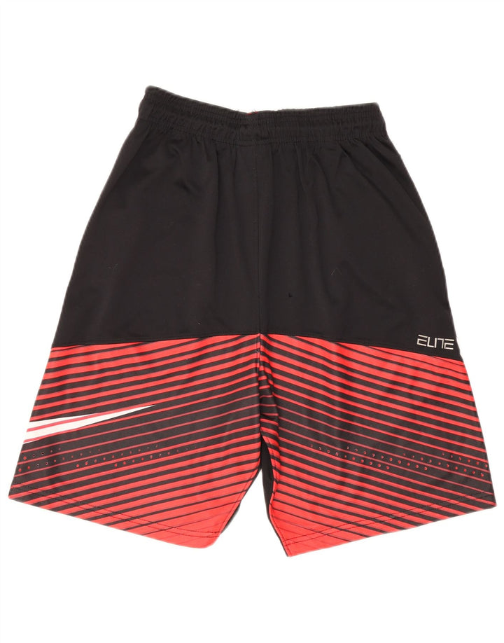 Мужские спортивные шорты Nike Dri Fit с графическим рисунком, большие черные полосатые полиэстеровые шорты