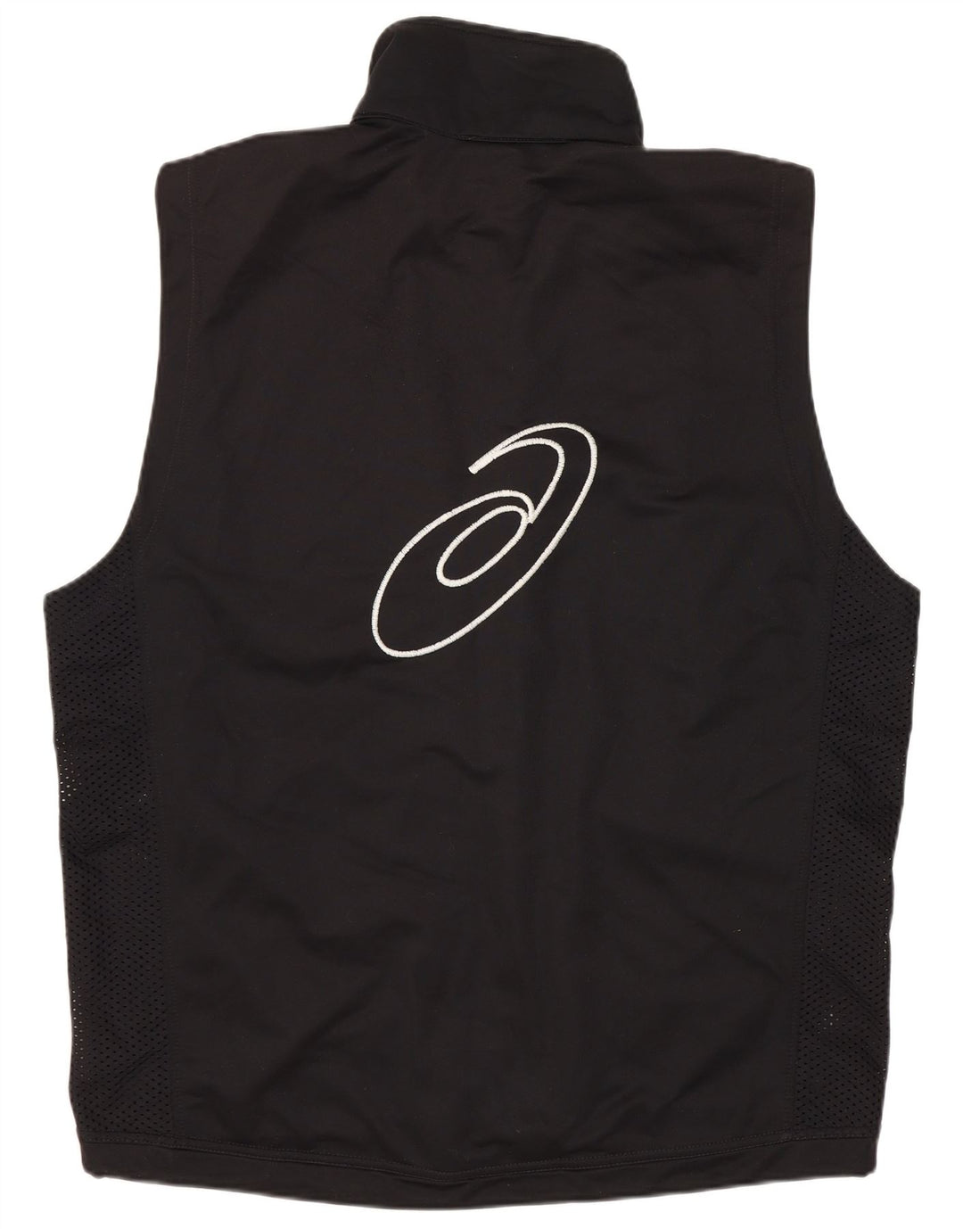 Мужской спортивный костюм без рукавов с рисунком Asics, большая черная куртка