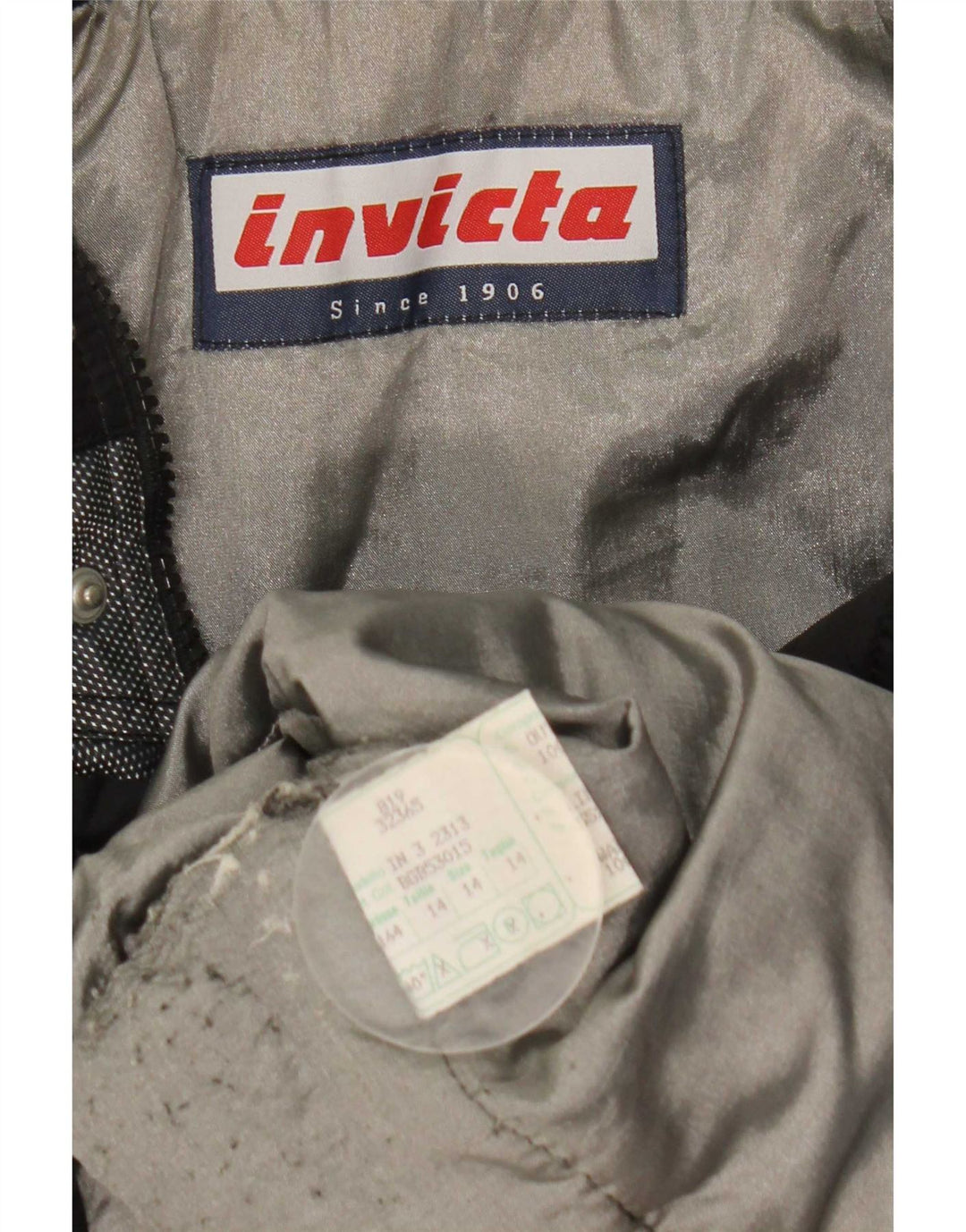Женская ветровка Invicta с графическим рисунком UK 14, большая черная цветная блокировка