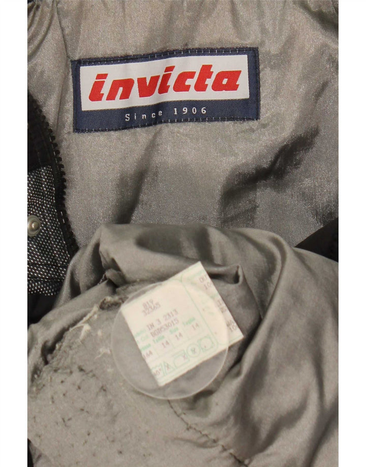 Женская ветровка Invicta с графическим рисунком UK 14, большая черная цветная блокировка