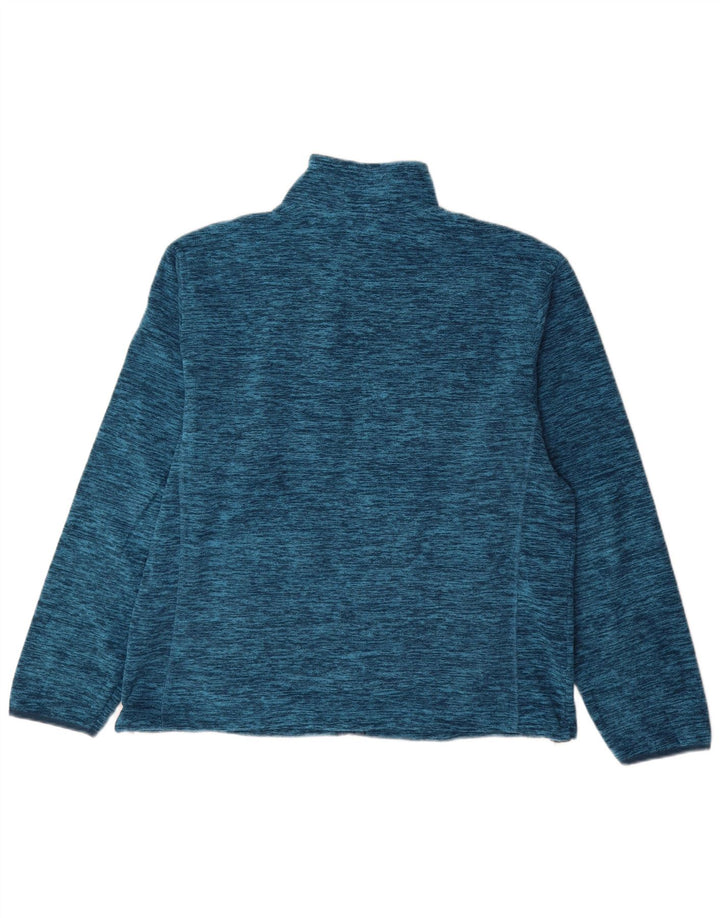 Мужская флисовая куртка MC Kinley UK 46 3XL синяя в крапинку из полиэстера