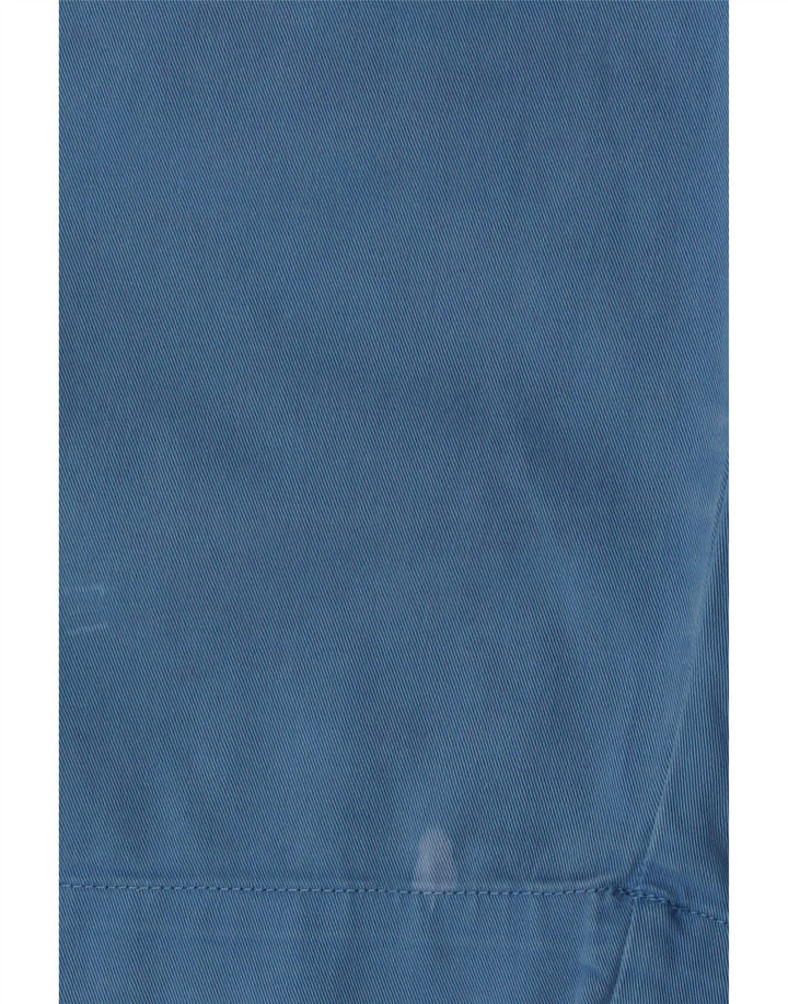 Женские шорты чинос Zara, большие, синие, хлопок, W30