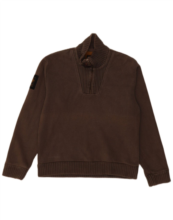 Мужской джемпер с воротником на молнии REPLAY, средний серый цвет