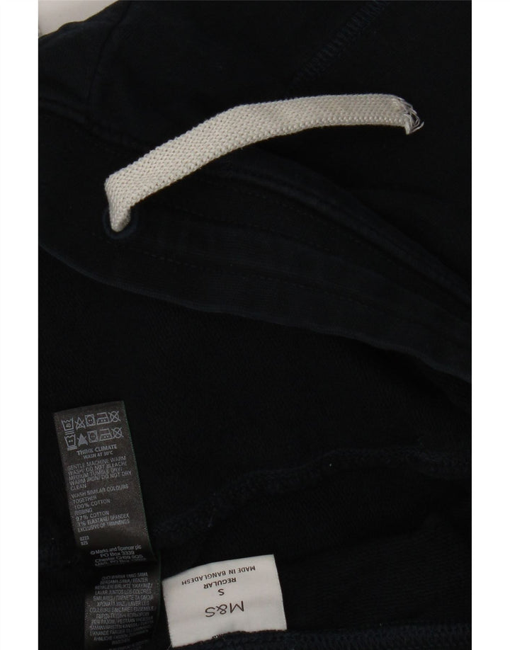 Мужские спортивные брюки Marks & Spencer, маленькие, темно-синие, хлопковые
