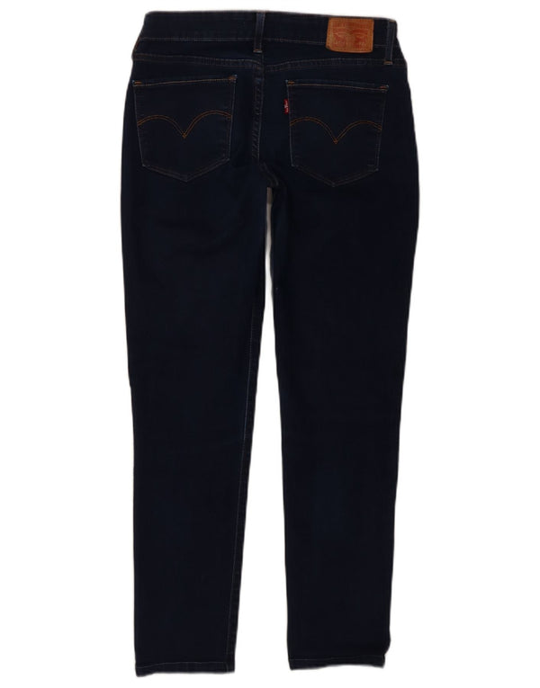 Женские джинсы скинни Levi's 711 W28 L26 Темно-синие, хлопок