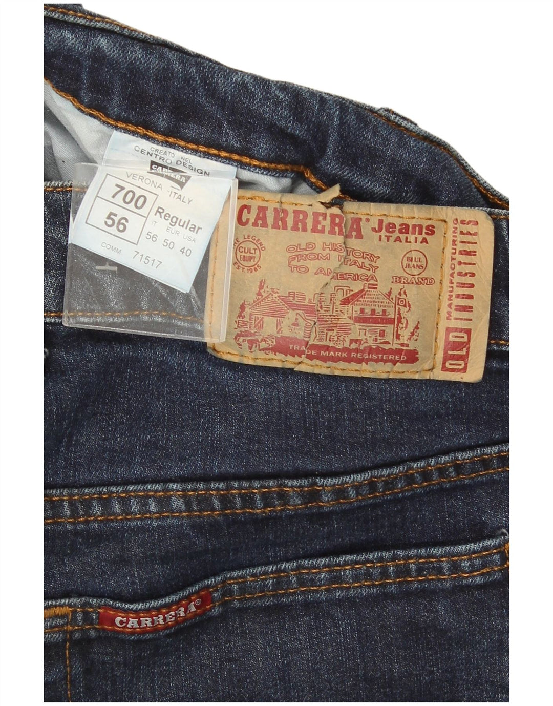 Мужские джинсы Carrera 700 Regular Slim W40 L34 синие, хлопок