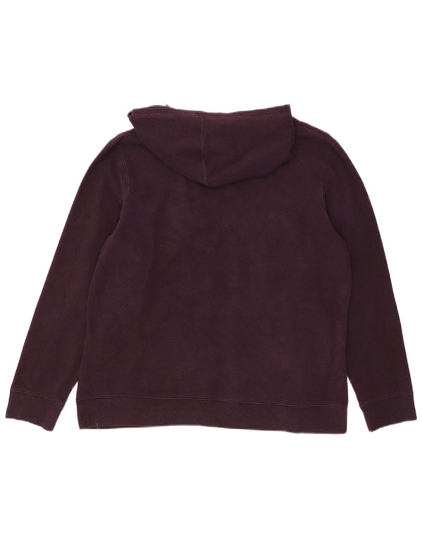 Женский джемпер с капюшоном Gap UK 18 XL, бордовый хлопок, с рисунком