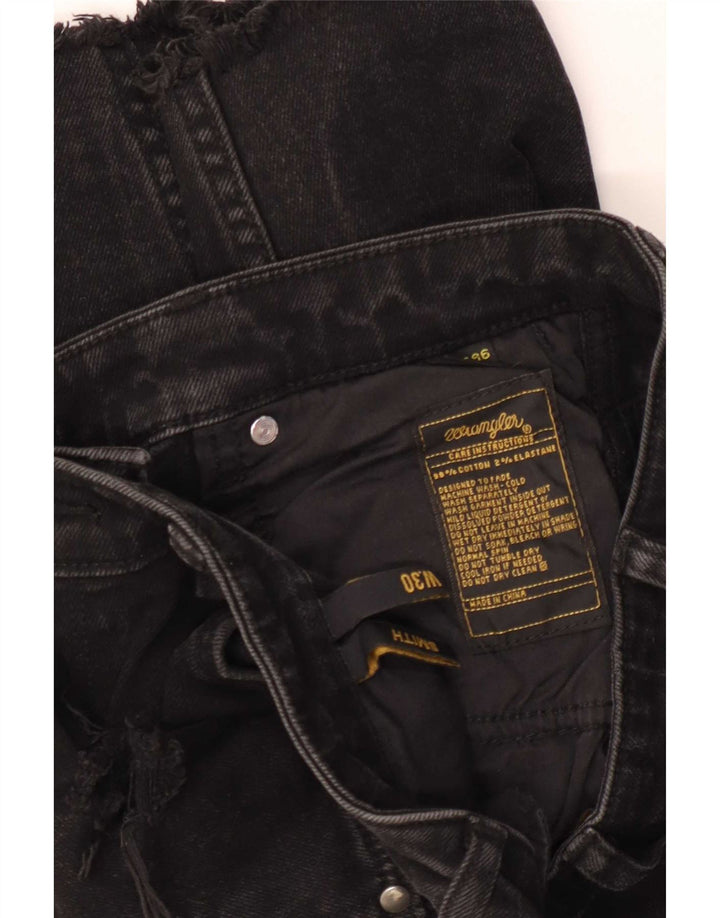 Женские джинсовые шорты Wrangler W30, средний черный, хлопок