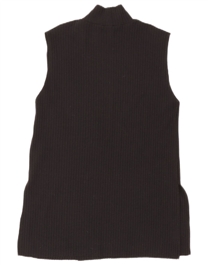 Женская майка Zara Vest UK 12, средний черный полиэстер