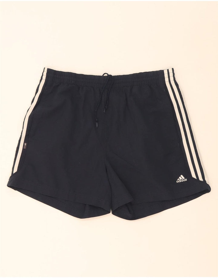 Мужские спортивные шорты Adidas, большие темно-синие, полиэстер