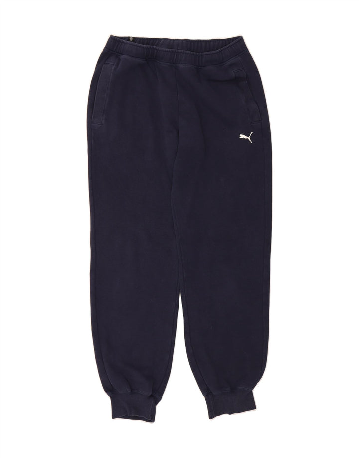 PUMA Mens Tracksuit Trousers Joggers Medium  Navy Blue Cotton Vintage Puma and Second-Hand Puma from Messina Hembry 
