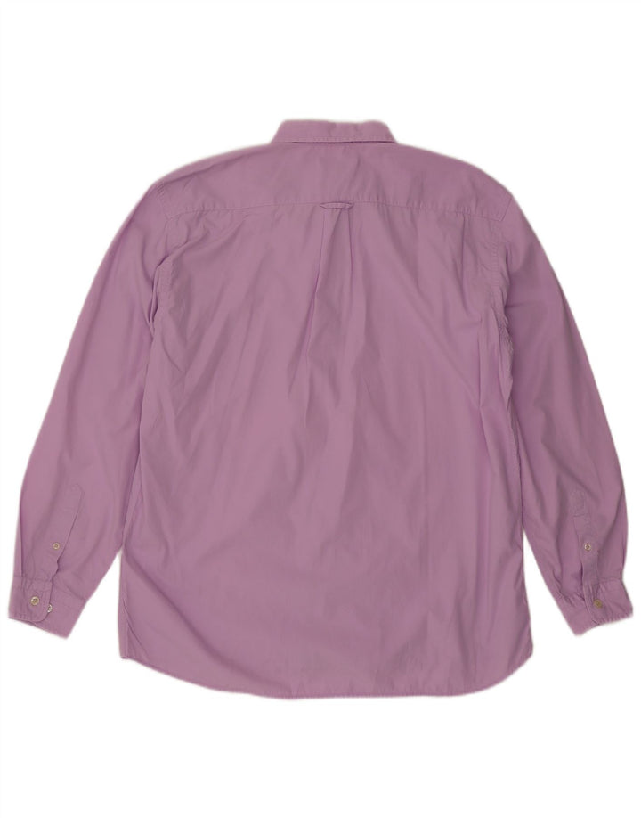 Мужская рубашка стандартного кроя Gant Phoenix, большая фиолетовая классическая хлопковая рубашка