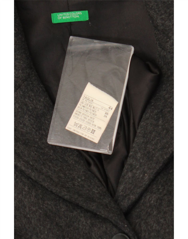 Женское пальто Benetton IT 44 Medium Grey Wool
