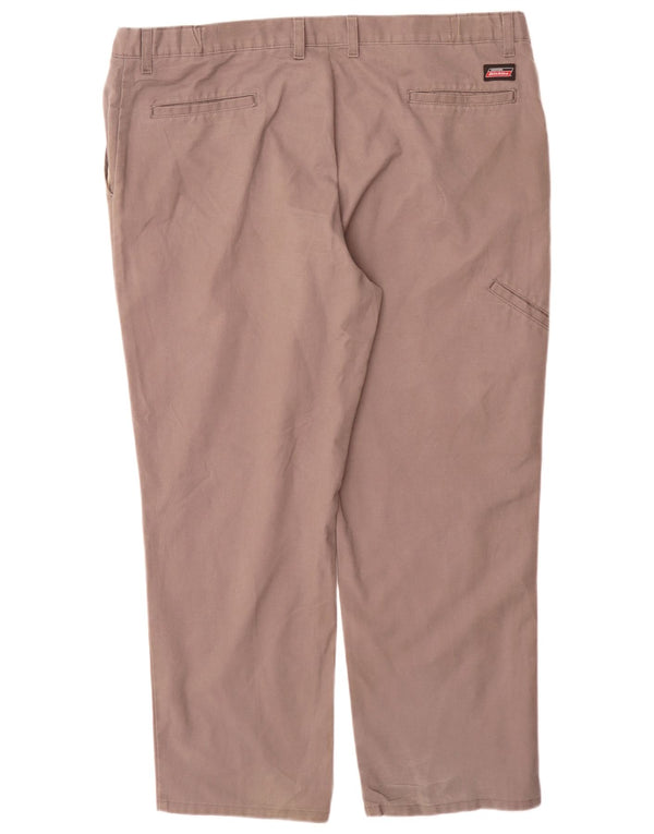 Мужские прямые брюки-карго Dickies W40 L30 серые из полиэстера