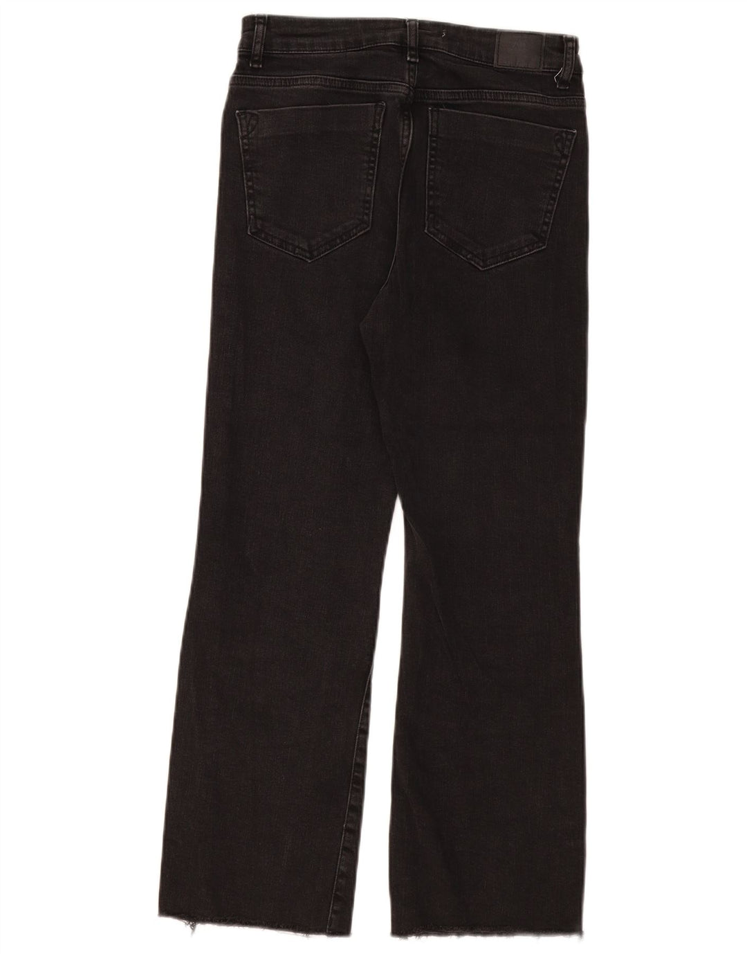 Женские прямые джинсы Zara EU 38, маленькие W28 L26, черные