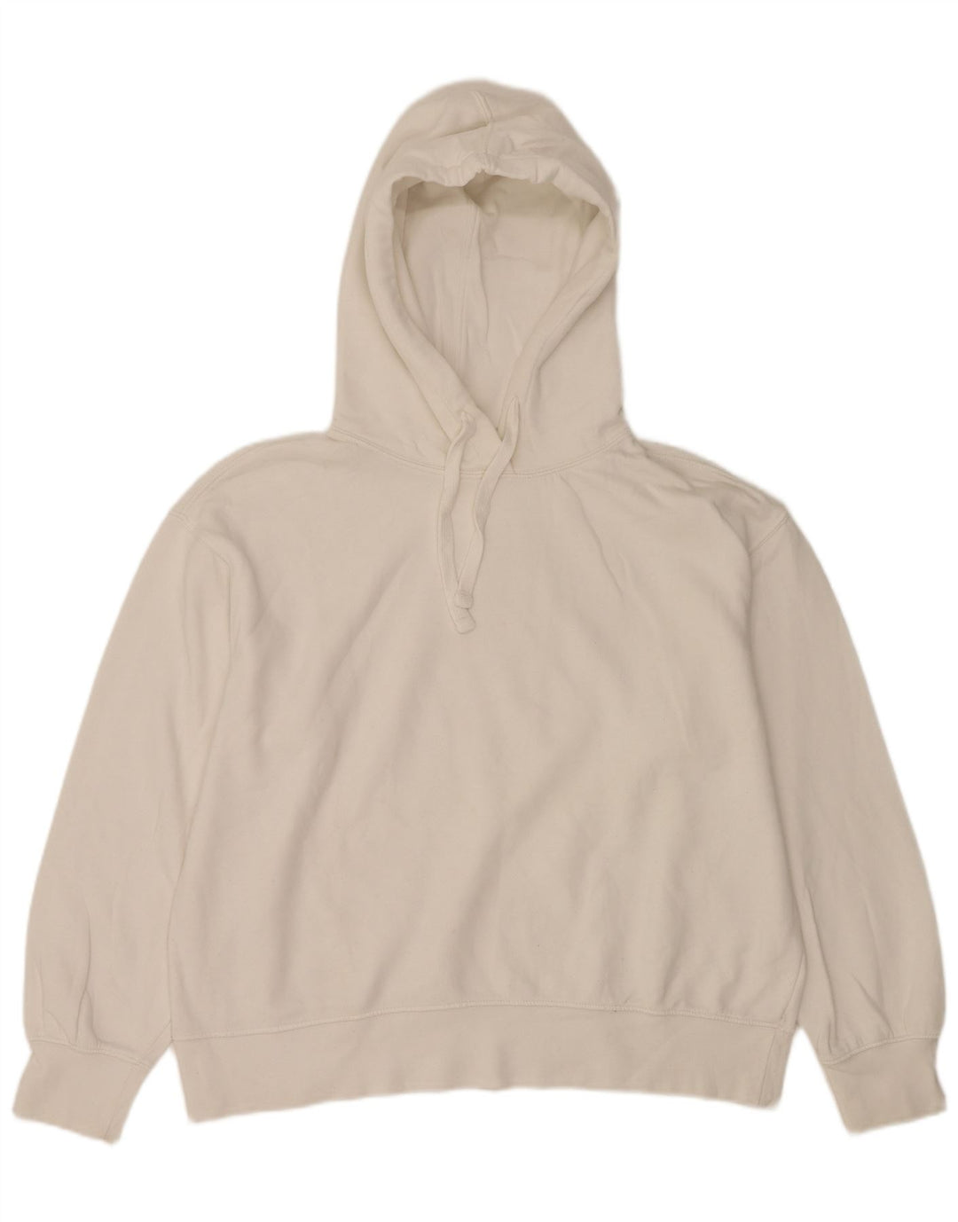 Женский джемпер с капюшоном оверсайз Zara UK 16, большой белый
