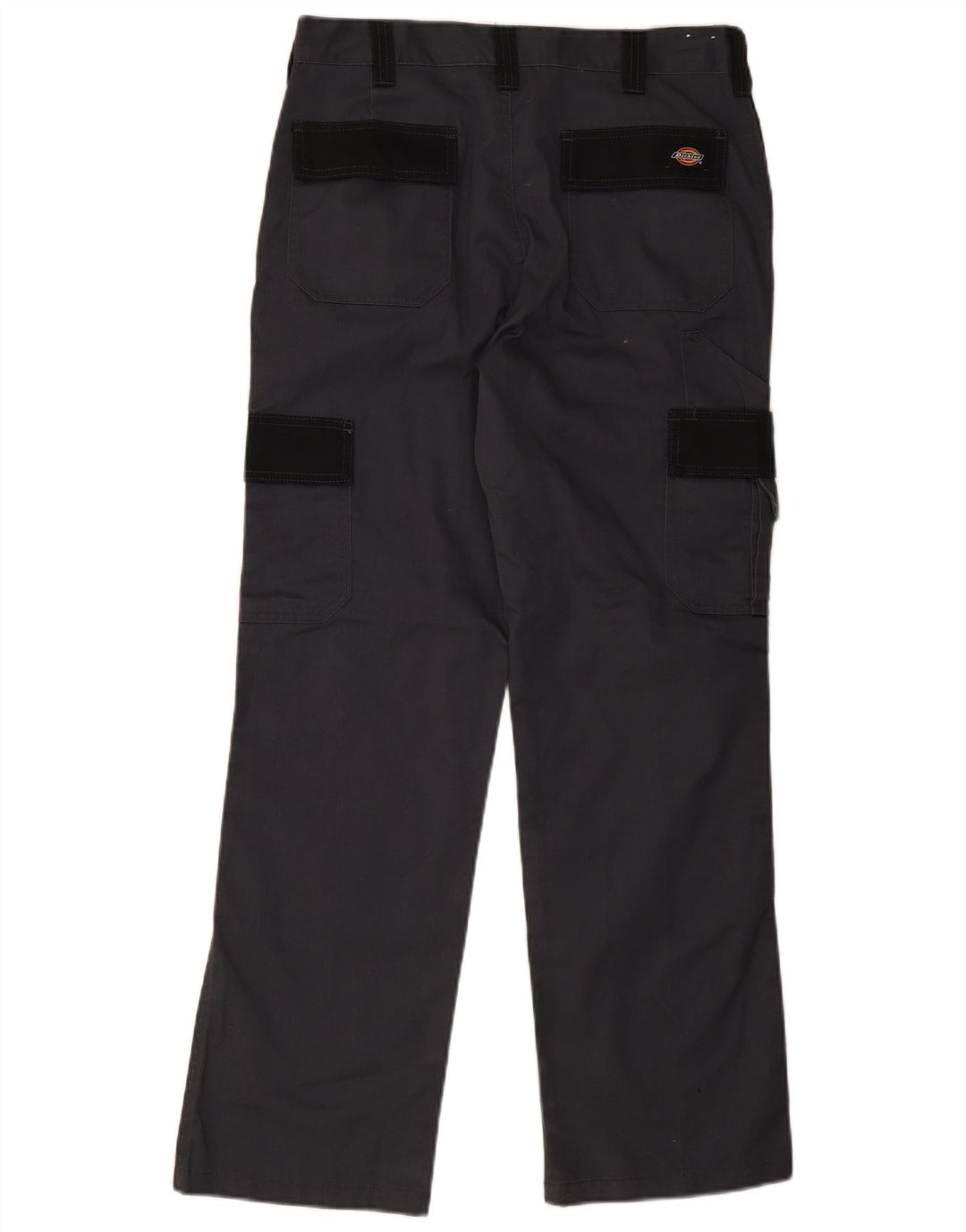 Мужские прямые брюки-карго Dickies W32 L30, серые, полиэстер с цветными блоками