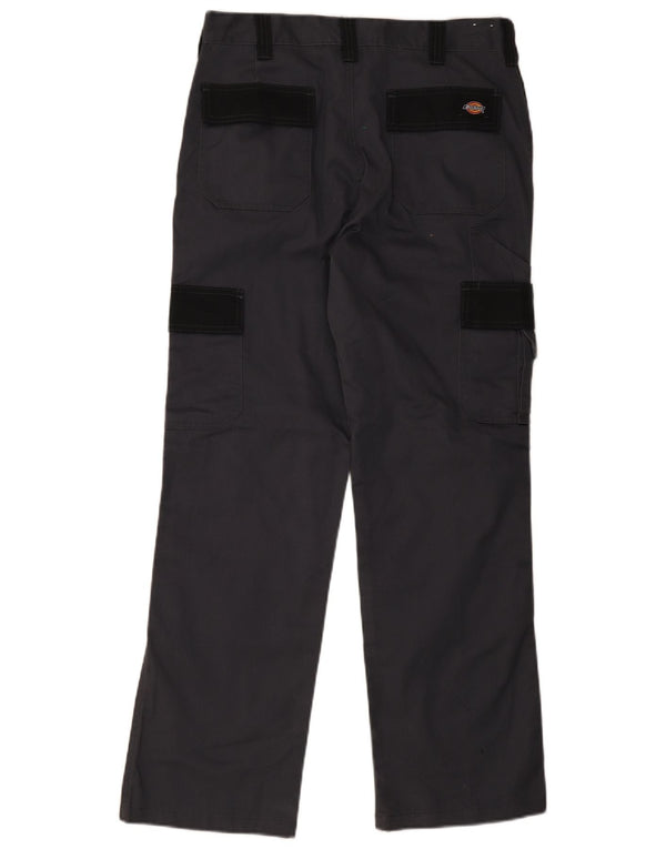 Мужские прямые брюки-карго Dickies W32 L30, серые, полиэстер с цветными блоками