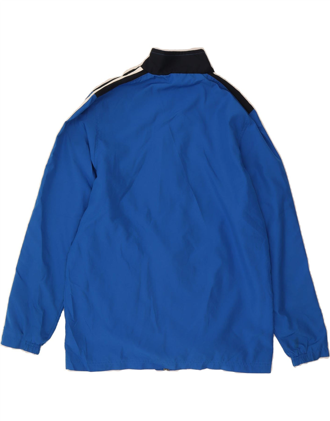 ADIDAS Boys Tracksuit Top Jacket 15-16 Years Blue Colourblock Polyester Vintage Adidas and Second-Hand Adidas from Messina Hembry 