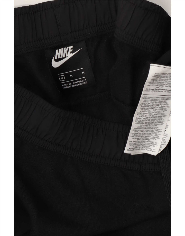Мужские спортивные брюки с графическим рисунком Nike, джоггеры, средний черный, хлопок