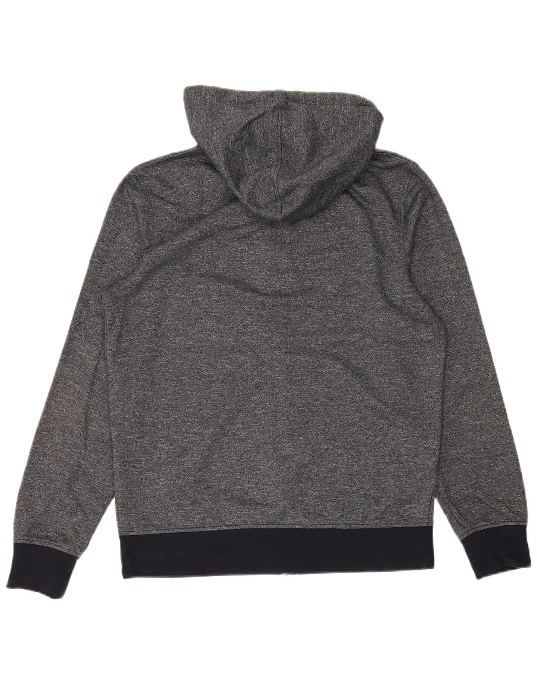 Мужской свитер с капюшоном на молнии Jack & Jones, средний серый хлопок с крапинками