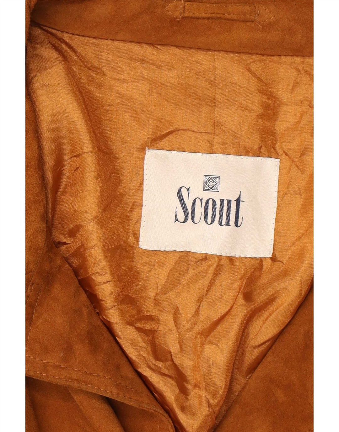 Мужская замшевая куртка Scout UK 44 2XL бежевая