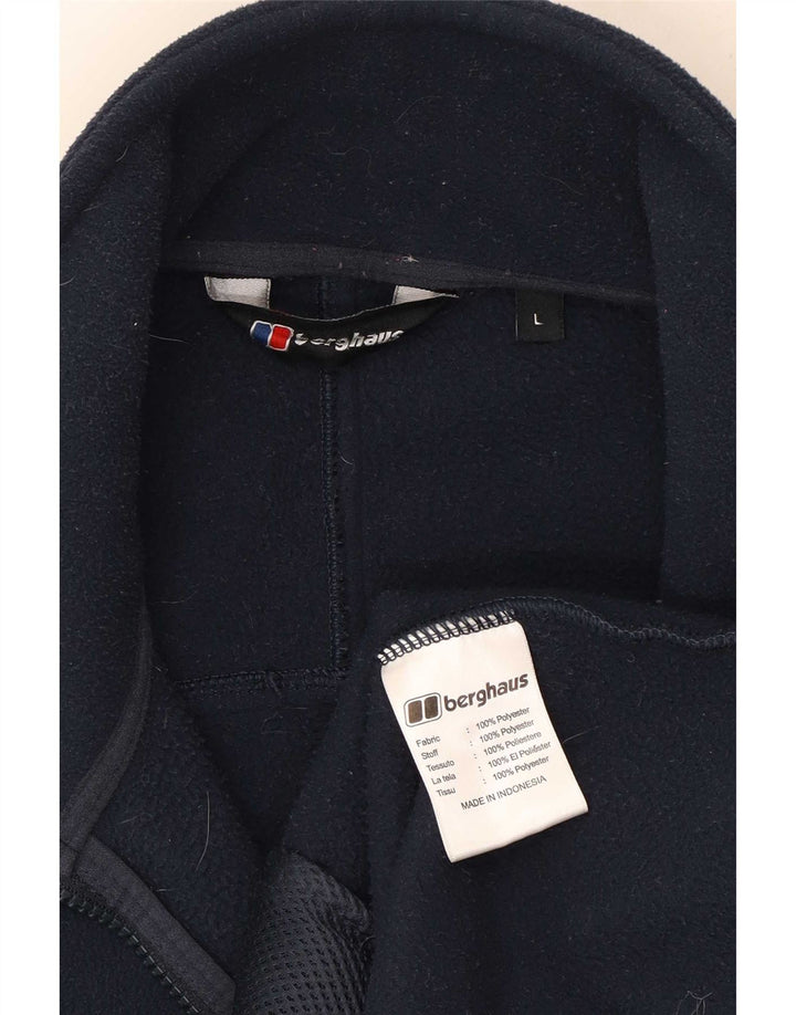 Мужская флисовая куртка Berghaus UK 40, большая темно-синяя, полиэстер
