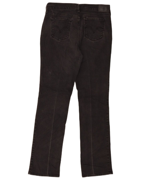 Женские прямые джинсы Levi's 505 W30 L32, черный хлопок
