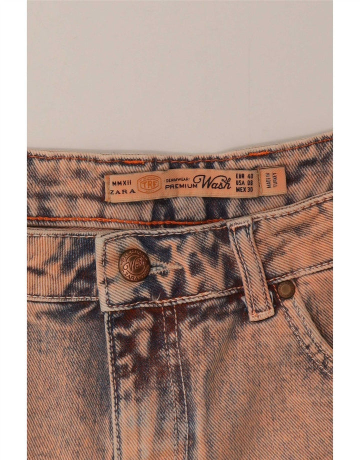 Женские джинсовые шорты Zara EU 40 Medium W30 Pink
