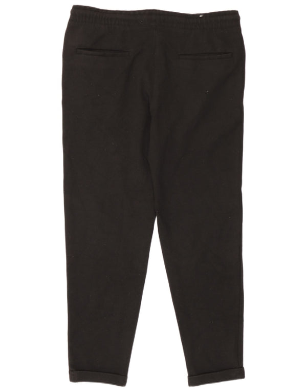 Мужские укороченные брюки Zara Medium W31 L26, черные, полиэстер