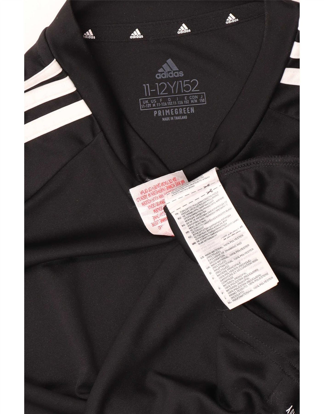 Футболка Adidas для мальчиков Aeroready Regular, топ 11–12 лет, черный полиэстер