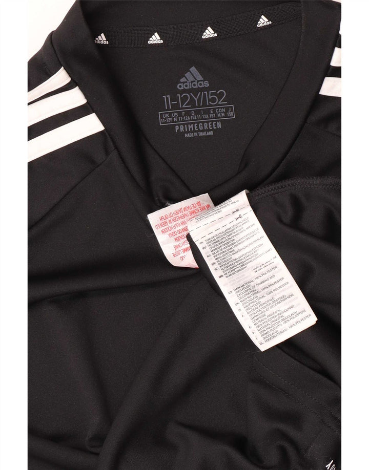Футболка Adidas для мальчиков Aeroready Regular, топ 11–12 лет, черный полиэстер