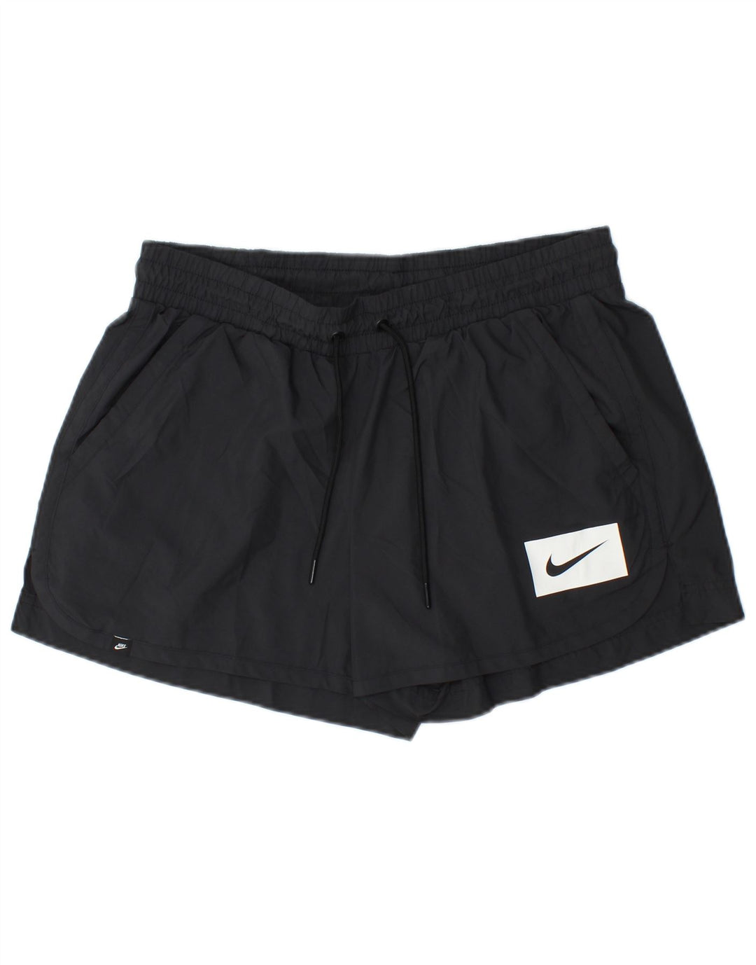 Женские спортивные шорты NIKE UK 14, средний черный полиэстер