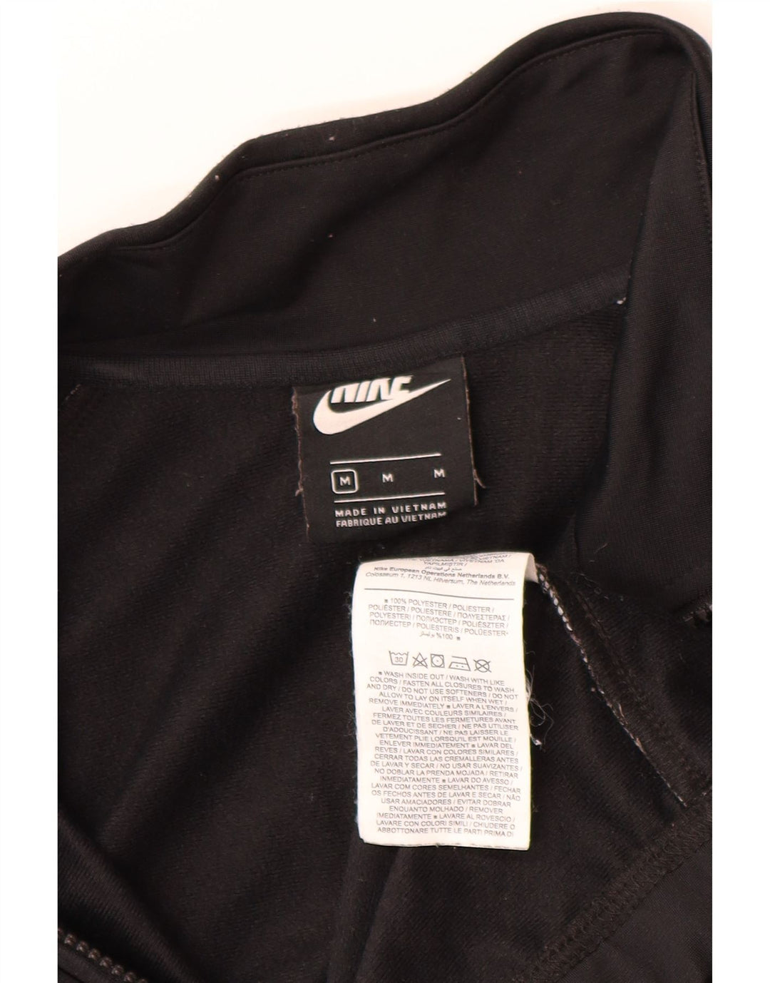 Мужская спортивная куртка Nike, средний черный полиэстер
