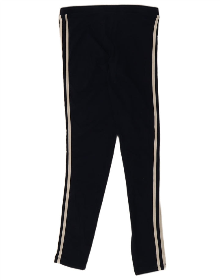ADIDAS Womens Leggings UK 10 Small  Black Cotton