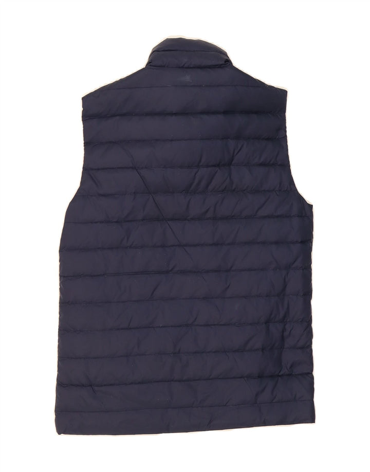 JACK WILLS Mens Padded Gilet UK 36 Small Navy Blue Polyamide Vintage Jack Wills and Second-Hand Jack Wills from Messina Hembry 