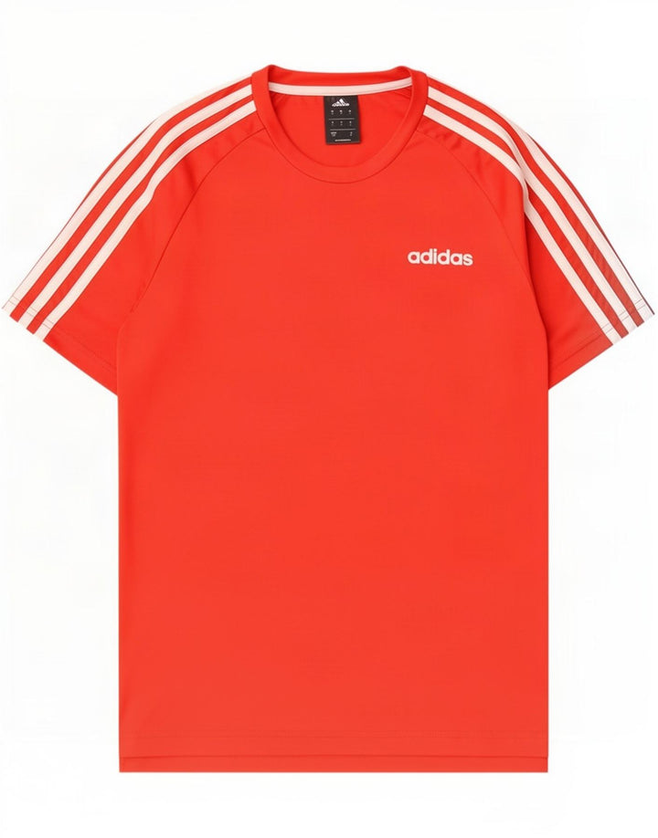 Мужская футболка Adidas Climalite, маленький красный полиэстер
