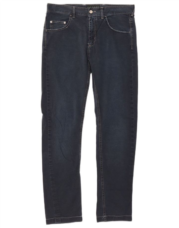 Мужские узкие джинсы Fred Perry IT 48 Medium W33 L30 Темно-синий хлопок