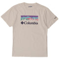 Мужская футболка Columbia с графическим рисунком, маленький белый хлопок