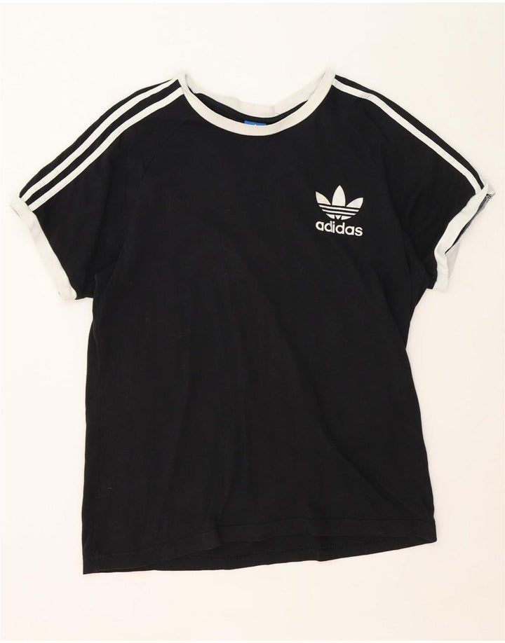 Мужская футболка Adidas Top Medium Black из полиэстера с цветными блоками