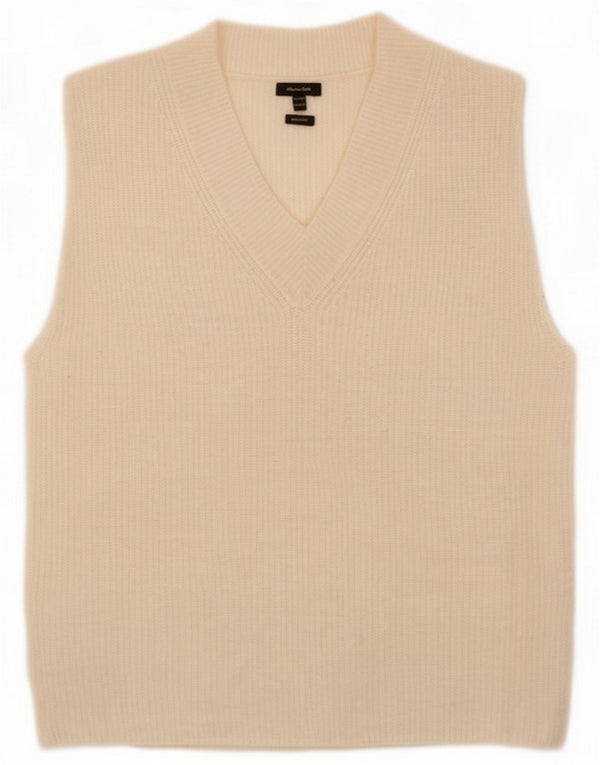 Женская майка-майка оверсайз-майка Massimo Dutti UK 6 XS Off White