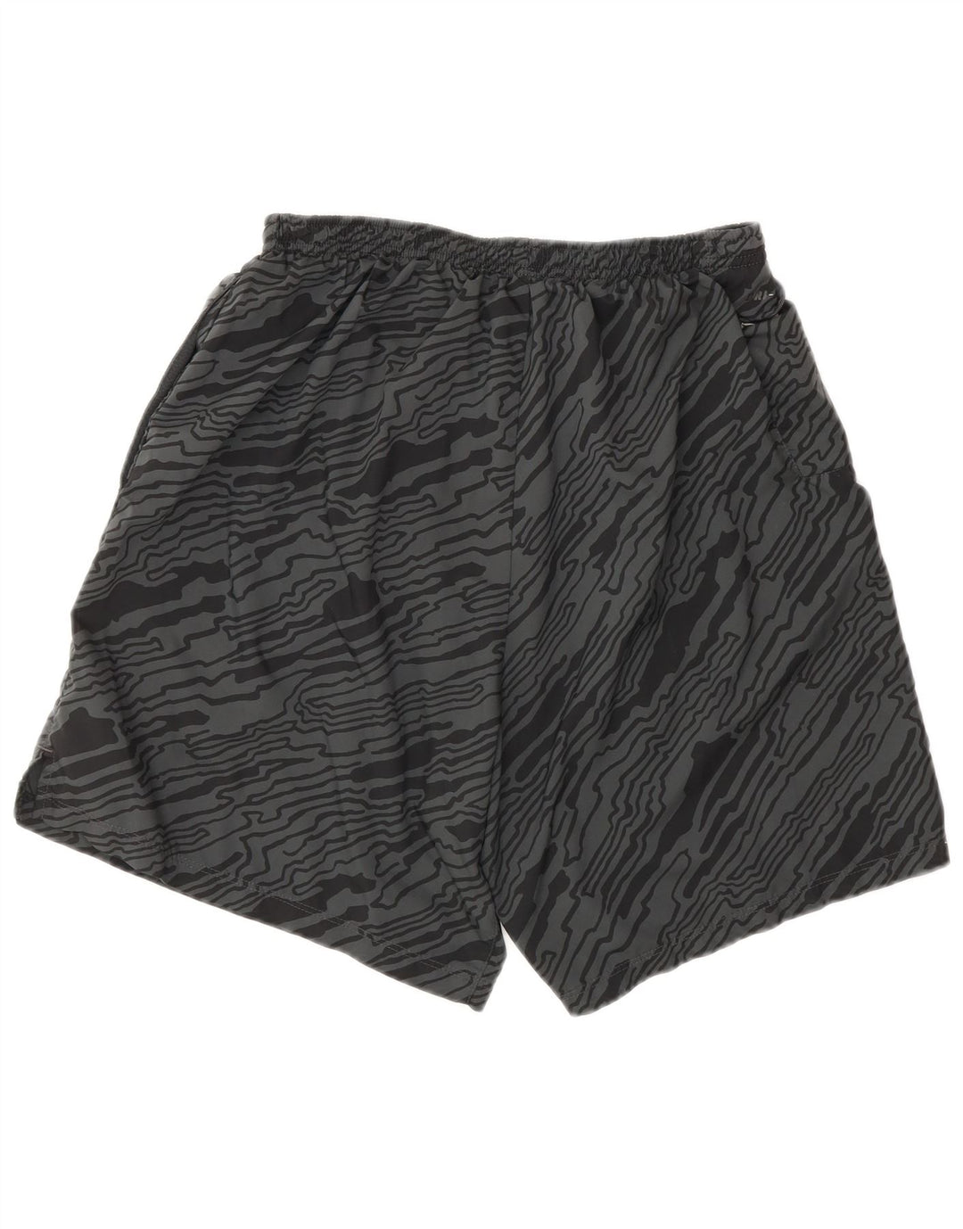 Мужские спортивные шорты NIKE Dri Fit с абстрактным узором, большие размеры, серый полиэстер