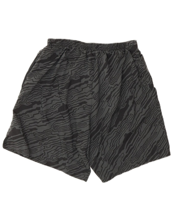 Мужские спортивные шорты NIKE Dri Fit с абстрактным узором, большие размеры, серый полиэстер