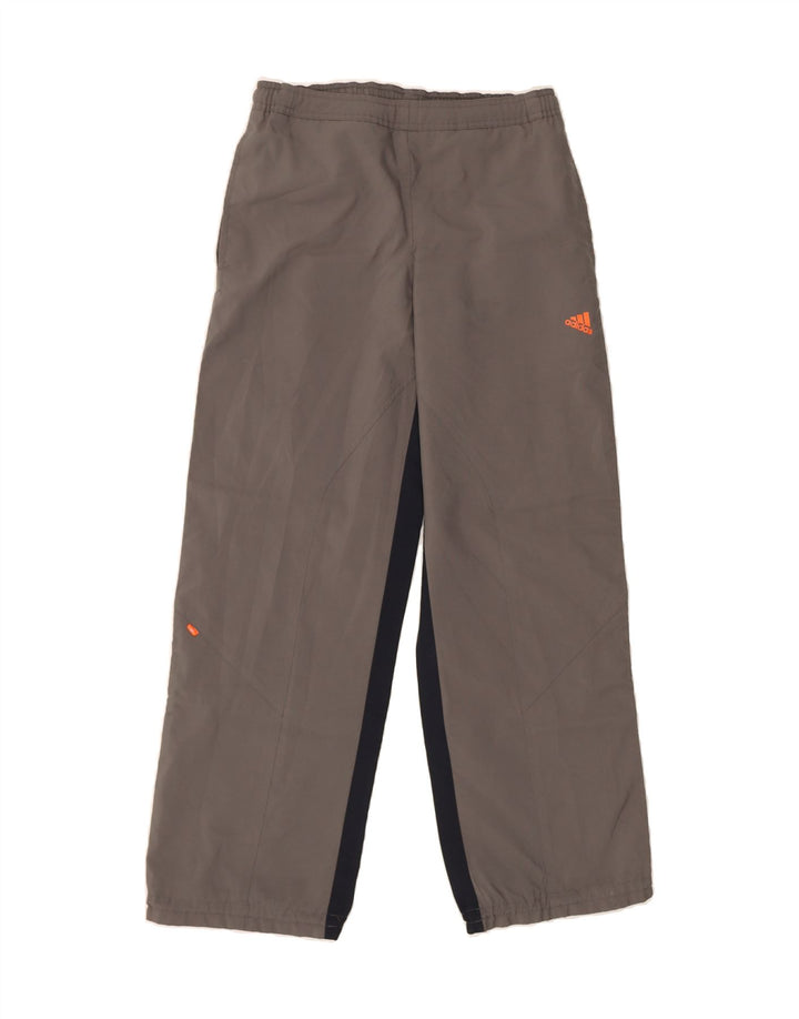 ADIDAS Boys Tracksuit Trousers 11-12 Years Grey Polyester Vintage Adidas and Second-Hand Adidas from Messina Hembry 