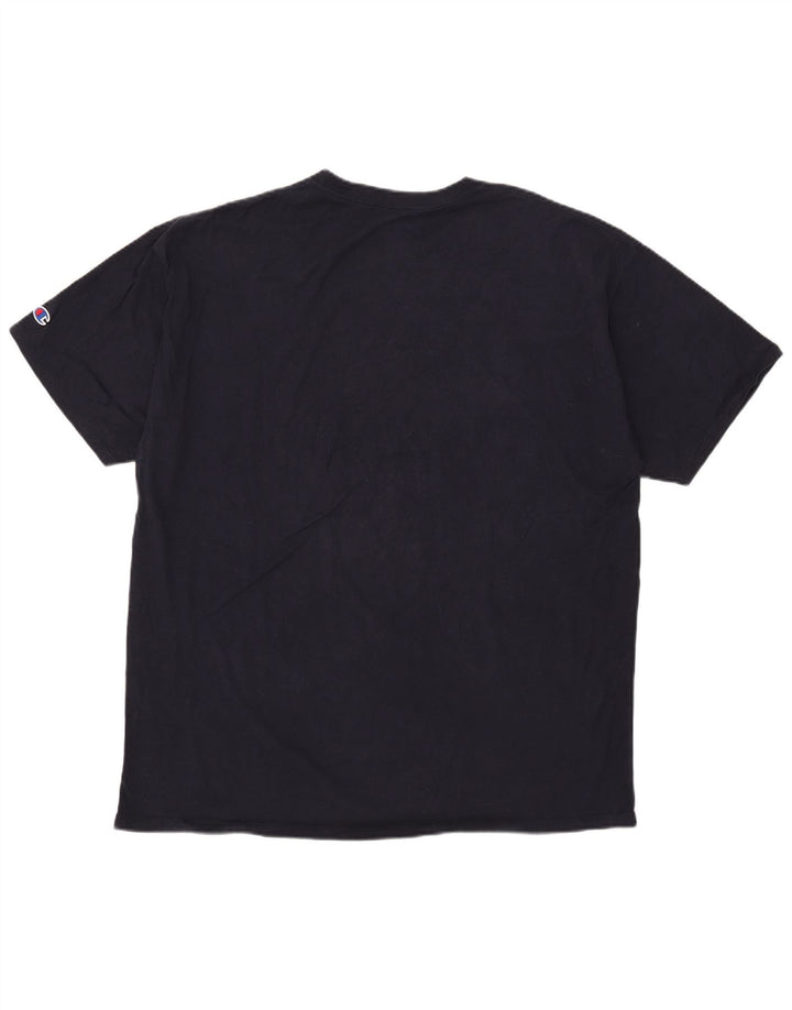 Мужская футболка Champion 2XL, темно-синяя, хлопок