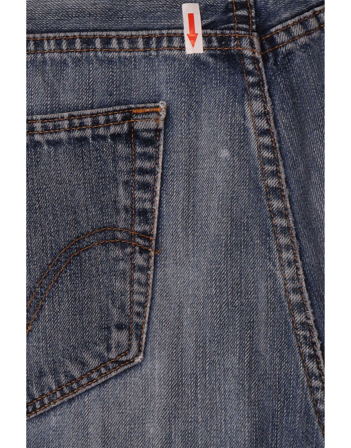 Мужские укороченные прямые джинсы Levi's W38 L26, синие, хлопок