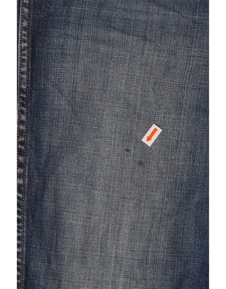 Мужские прямые джинсы Wrangler Spencer W34 L29, синий хлопок
