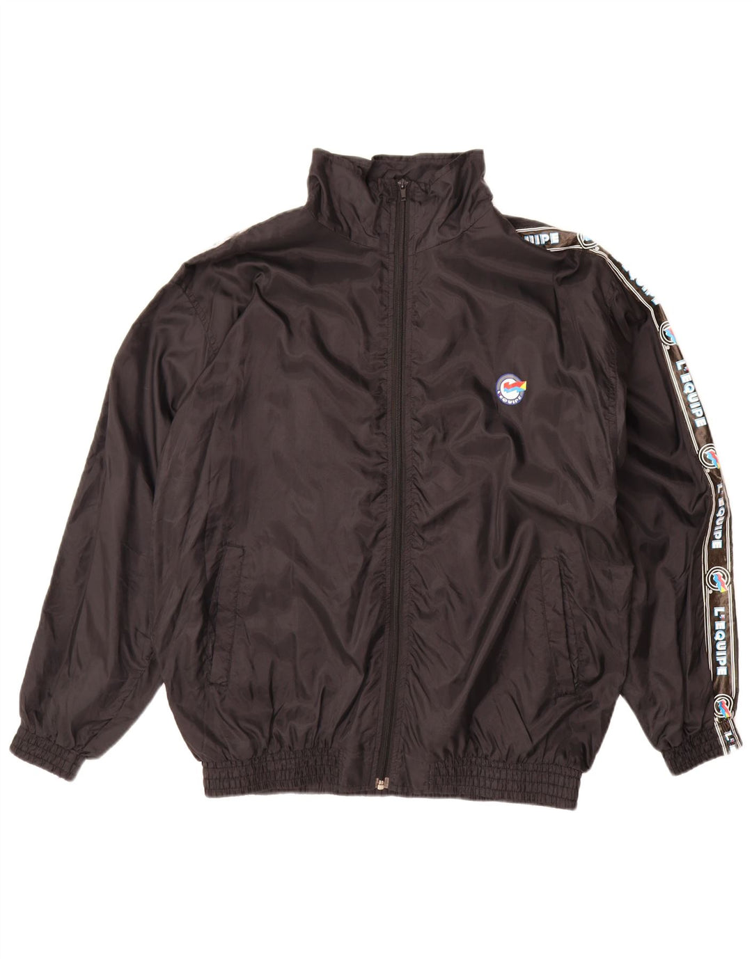 Мужской спортивный костюм с графическим рисунком, большая куртка